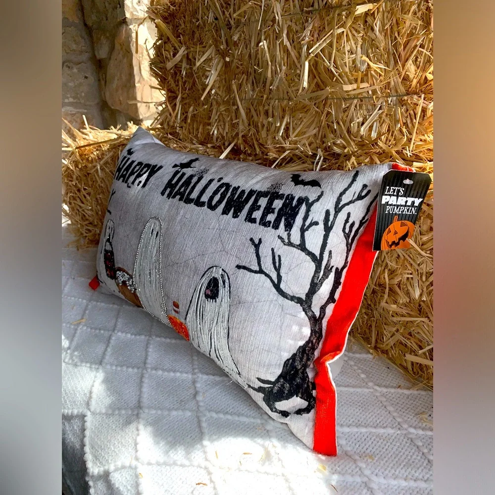 Halloween Decor Dogs in Ghost Costumes Trick or Treating Happy Halloween- NWT